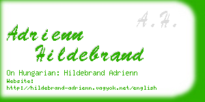 adrienn hildebrand business card